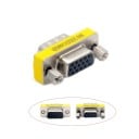 Sada 2 predlžovacích adaptérov VGA 15pin so zástrčkou a zásuvkou pre monitor a projektor Redukcia samec na samicu Kompaktné kovové telo 2