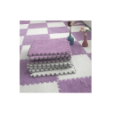 Sada 20 ks dětská pěnová podložka 30x30 cm Měkké puzzle koberce Hrací podložka z pěny Skládací pěnový koberec pro děti 19