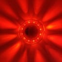 Sada 3 ks prenosných núdzových LED svetiel USB dobíjacích Magnetický výstražný disk 10 cm 650 mAh Oranžové S taškou a nabíjačkou do auta 2