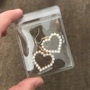 Sada 30 ks plastových sáčkov na šperky 3 veľkosti po 10 ks priesvitné zatváracie sáčky na balenie a uloženie drobností 7