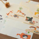 Sada 36 ks dopisných obálok s papierom 21 × 14,5 cm + 11 × 16 cm papier s potlačou 4 motívy náhodný výber 5