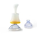 Sada 3ks dýchacích trenažérov 16 x 8,5 cm Pľúcne expandéry pre tréning dychu Fitness pomôcka Zlepšenie kapacity pľúc Prevencia udusenia 1