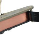 Sada 3x Strat single coil snímače 52mm s mosaznými a nerezovými trubkami a 6 šrouby Náhradní díly pro elektrickou kytaru DIY úpravy 3