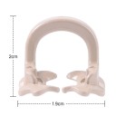 Sada 4 kofferdamových svoriek z živica pre zubné gumové bariéry Autoklávovateľné 134°C Zubné nástroje 2x1,9 cm Laboratórne použitie 2