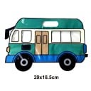 Sada 5 ks plastová dárková taška Autobus 29×18,5 cm se zipovým uzávěrem na sladkosti a drobné dárky 2