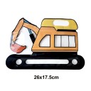 Sada 5 ks Plastová dárková taška Bagr 26×17,5 cm so zipsovým uzáverom na sladkosti a drobné dárky 2