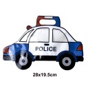 Sada 5 ks Plastová dárková taška Policajné auto 28×19,5 cm so zipsovým uzáverom na sladkosti a drobné dary 2