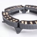 Sada 5 ks venkovních LED světel kolem stromu 12 W Vnitřní průměr 310 mm Hliníková slitina Krytí IP65 Teplá bílá Na nasvícení kmene i keřů 3