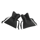 Sada 5 ks zatahovacích sáčků 7 x 8 cm mikrovlákno barevné látkové obaly na šperky a drobnosti dárkové balení 16