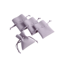 Sada 5 ks zatahovacích sáčků 8 x 10 cm mikrovlákno barevné látkové obaly na šperky a drobnosti dárkové balení 16