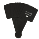 Sada 50 ks papírových držáků na náramky a šperky „Handmade with love“, prezentační kartičky na šperky a drobné dárky 6