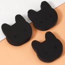 Sada 50 ks papírových držáků na náušnice 3,5 × 3,5 cm, prezentační kartičky na šperky se dvěma otvory pro vystavení 6