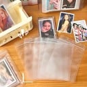 Sada 50 ks plastových sáčků 14×20 cm průhledné uzavíratelné sáčky na šperky, fotografie a uložení drobností 3