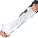 Sada 50 ks plastových sáčků na balení dárků s lepícím uzávěrem 20x30cm světle šedé obálky pro odesílání zásilek 10