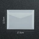 Sada 50 ks průhledných obálek 16 x 11 cm poloprůhledný papír samolepicí klopa obálky na přání 2