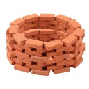 Sada 50 ks stavebných mini tehál Realistické mini tehly pre modely a kreatívne stavby Detailné drobné tehličky pre domáce tvorenie 3