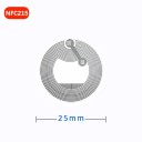 Sada 50 NFC čipových nálepek v roli samolepící s pamětí 504 bytů a přepisem přes 100 000 krát o průměru 25 mm pro telefon 2