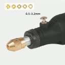 Sada 75 ks Mini elektrická ruční gravírovací vrtačka USB akumulátorová 0,5–3,2 mm Na dřevo kov sklo 2