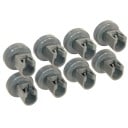 Sada 8 ks koleček do myčky nádobí 2,5 x 2,5 x 0,8 cm Spodní koš Kompatibilní AEG Favorit Privileg Zanussi Náhradní díl 1