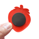 Sada 9 ks magnetek ovoce 4–5 cm plast barevné 3D magnety na lednici dekorace kuchyňské magnety na poznámky 2