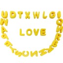 Sada akrylových korálkov 20 mm písmenká A–Z s 6mm otvorom 26 ks Veľké korálky na výrobu šperkov Náramky náhrdelníky dekoratívne tvorenie 8