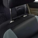 Sada autopotahov na 5 sedadiel 9 ks Univerzálne prešívané potahy z umelej kože s PE penou na predné i zadné sedadlá 11