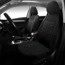 Sada autopotahů na 5 sedadel 9 ks Univerzální potahy s otiskem pneumatiky Polyester Kompatibilní s airbagy do auta 8