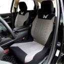 Sada autopotahů na 5 sedadel Design pneumatiky s motýlkem Ochranné potahy na autosedačky Polyester Stylový vzor Snadná údržba Univerzální 12