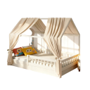 Sada baldachýnů nad postel 2 ks 135x350 cm mušelínová prodyšná látka praní 30 °C závěsný textilní doplněk do dětského pokoje 5