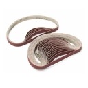 Sada brusných pásů 520 x 20 mm zrnitost 40 10 ks pro pásovou brusku hrubé broušení dřeva kovu a rychlé odstranění materiálu 2