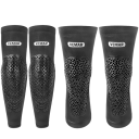 Sada chráničů loktů a kolen prodyšné elastické XL lokty 45 cm kolena stehno 58–64 cm síťovaná výplň černé pro motokros cyklistiku 1