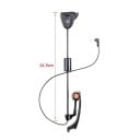 Sada de LED swingers Hirisi 4 pcs longitud 24,5 cm cabeza de plástico varilla de acero inoxidable roja amarilla azul verde indicador de picada 3