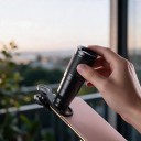 Sada de objectivos para móvel 10v1 Teleobjectivo 22x Olho de peixe 198° Grande angular 0,63x Macro 15x e 6 filtros Vidro óptico Preto para iOS 2