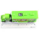 Sada Disney Pixar Auta 2 3 Mack Hauler a Shiny Wax Nákladní vůz a závodní auto Kovové hračky Dětské modely Autíčka sběratelská edice 4