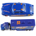 Sada Disney Pixar Auta 2 3 Nákladní auto Mack Hauler a Hudson Hornet Kovová autíčka Hračky pro děti Filmové postavy Dárková sada 2