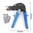 Sada dutinových kotev Molly s kleštěmi 72 ks 17 × 10,5 cm ocelové modro černé upevnění do sádrokartonu a dutých stěn 2