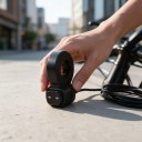 Sada dynamických LED směrovek na elektrokolo 36 V až 72 V 4 ks Modré poziční světlo Přepínač na řídítka Kabeláž a držáky IPX5 6