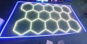 Sada hexagonální LED světlo 220V studená bílá 6500K voštinové osvětlení stropu dílna garáž kadeřnictví fitness studio 4