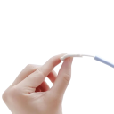 Sada jednorázových kartáčů na čištění mezer 50 ks vyměnitelná hlavice držák 18 cm hlavice 1,8 × 2,8 cm kartáč na WC sedátko 4