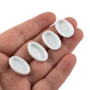 Sada keramických krmítek pre mravce 1,8 x 1,3 cm miska keramika biela pre podávanie potravy mravcom 5 ks 5