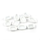 Sada keramických krmítek pre mravce 1,8 x 1,3 cm miska keramika biela pre podávanie potravy mravcom 5 ks 6