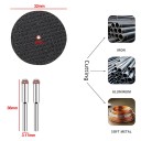 Sada kotúčov pre mikrobrúsku 31 ks Pílové kotúče HSS 22 až 50 mm Diamantové a rezné Trny 3,17 mm Strieborné a čierne Na drevo kov a kameň 4
