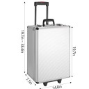 Sada mechanického nářadí 799 dílů ve 4 vrstvách v kufru na kolečkách s teleskopickou rukojetí o rozměrech 50 x 37,1 x 18 cm do dílny i auta 2