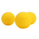 Sada mini plážový volejbal kruhová síť 90 x 20 cm s 3 míčky a pumpičkou žluto-černá pro venkovní týmové sporty na trávníku 4