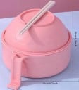 Sada misky s cedníkom, paličkami a príborom 16 x 16 cm na prípravu a konzumáciu rezancov a servírovanie jedál 5