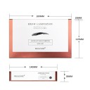 Sada na laminovanie obočia s keratínom Kompletný brow lift kit čistiaci prostriedok fixačný a výživná starostlivosť štetce hrebene fólie 2