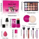 Sada na líčenie všetko v jednom Očné tiene Púder Lesk na pery Lipoil Darčekový make-up box Kozmetická paletka Darček pre ženy a dievčatá Valentín 2