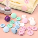 Sada na šití s plastovými a kovovými knoflíky 270 ks 29,3 x 30 cm lisovací sada pro výrobu oděvů a domácí šití 4