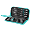 Sada nástrčných bitů Libraton 8 ks magnetické 150 mm šestihranná stopka černo zelené pro rázové vrtačky a utahování šroubů 2