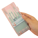 Sada nástrojů pro scrapbooking nožíky pinzeta pera podložky na řezání nevysouvací rukojeť DIY kreativní tvoření papír 2